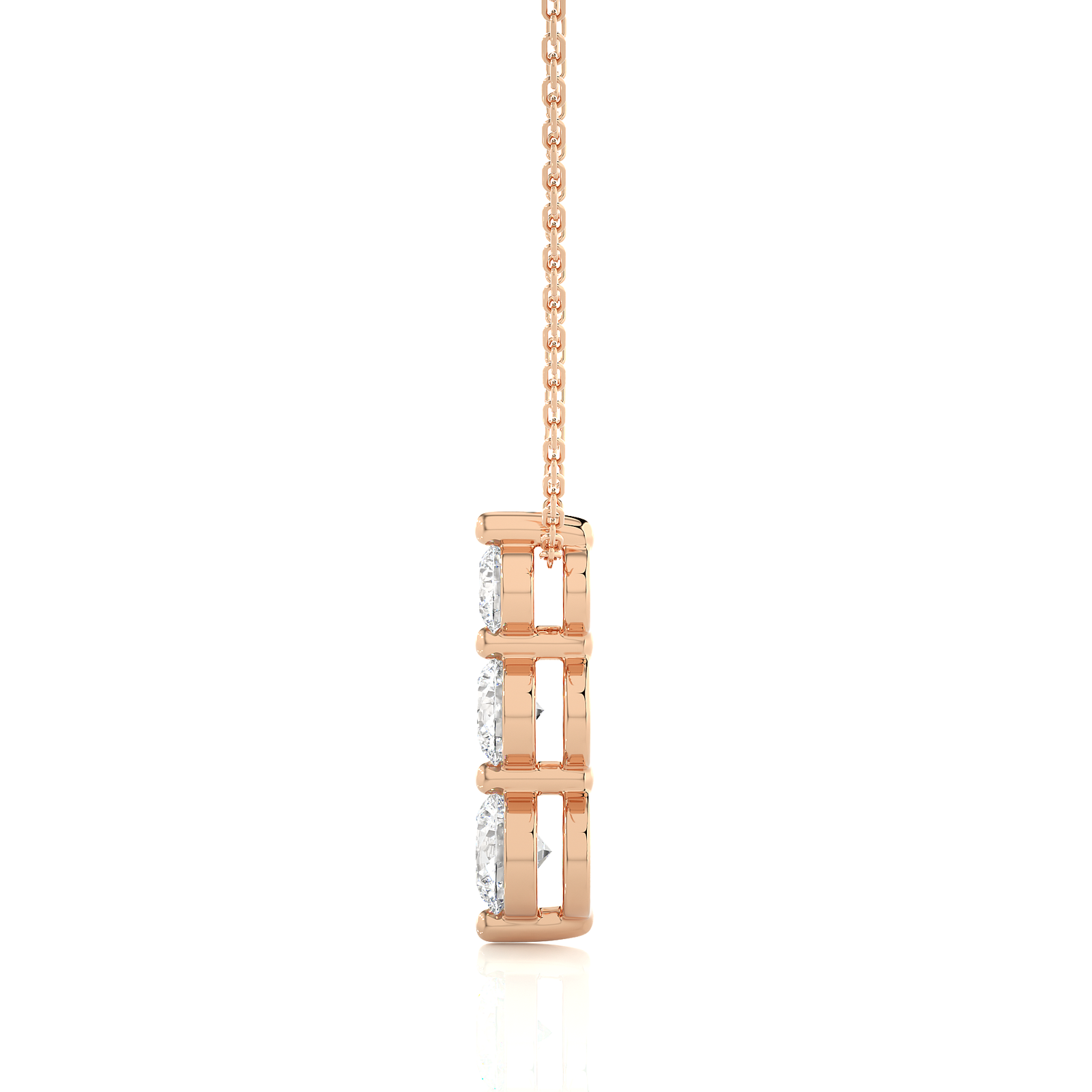 2 Prong Setting Journey Pendant